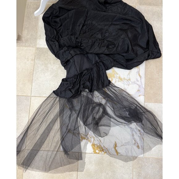 Strapless Goth Steampunk Gown Size M Halloween Ball Gothic Bride Masquerade Vamp - Picture 15 of 15